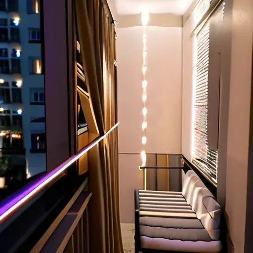 Как организовать свет на лоджии для практического использования пространства