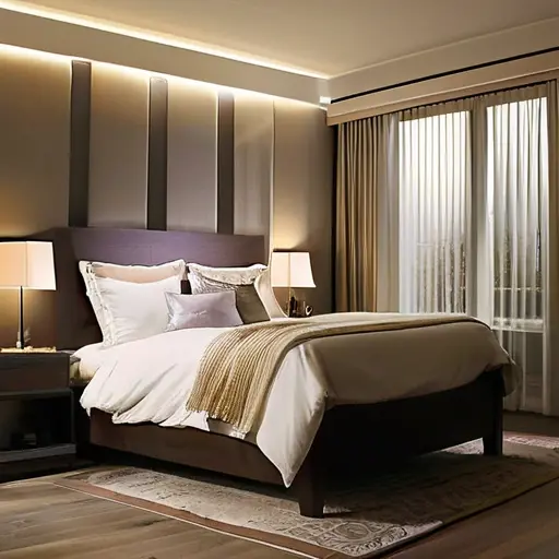 Как выбрать удобный сценарий освещения для спальни