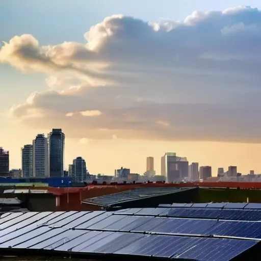 Как солнечные панели используются в городской среде