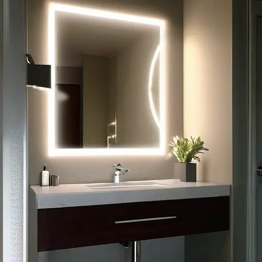 Почему освещение возле зеркала требует отдельного внимания